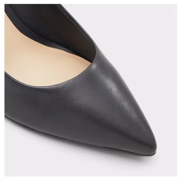NIB Aldo Black Sereniti Stiletto Pump - Stiletto heel Size 5 - Picture 5 of 12
